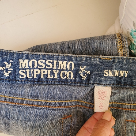 Mossimo Mid Rise Blue Washed Skinny Jean Sz 1S - Picture 4 of 4